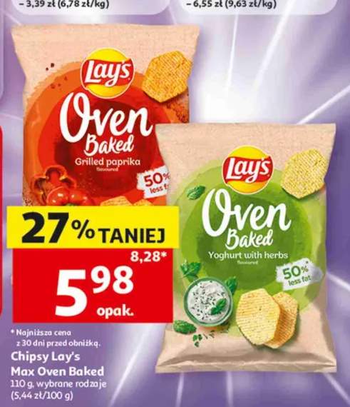 Chipsy Lay's Max Oven Baked Grilled paprika