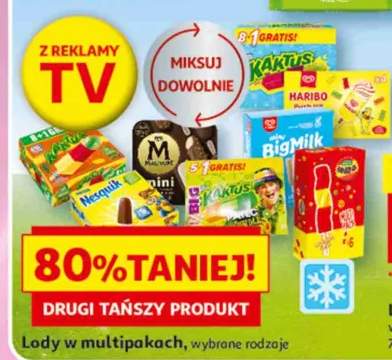 Lody Kaktus w multipakach
