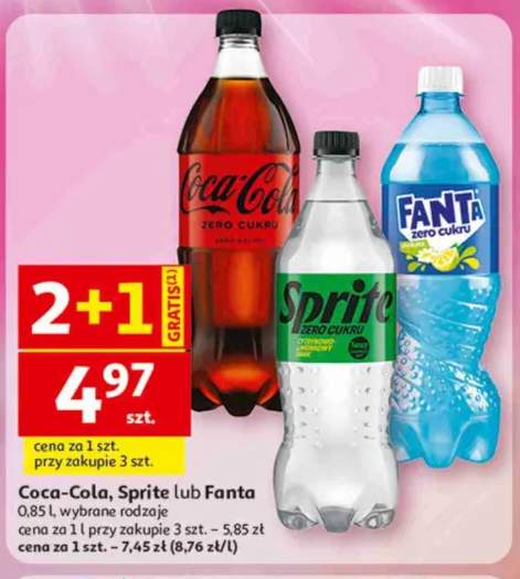 Napój gazowany Fanta Zero Cukru