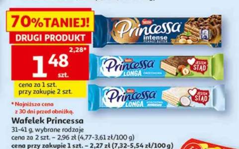 Wafelek Princessa Intense Peanut Butter
