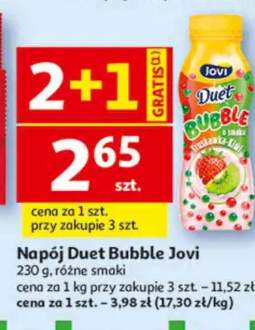 Napój Duet Bubble truskawka-kiwi Jovi
