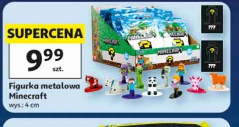 Figurka metalowa Minecraft wys. 4cm