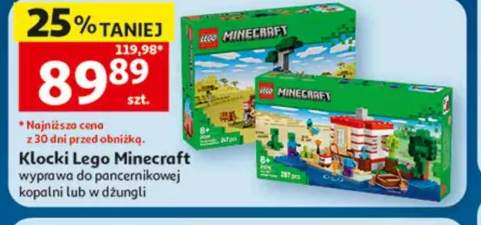Klocki Lego Minecraft wyprawa do pancernikowej kopalni