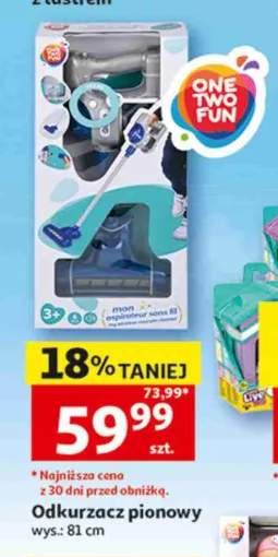 Odkurzacz pionowy ONE TWO FUN wys.: 81cm