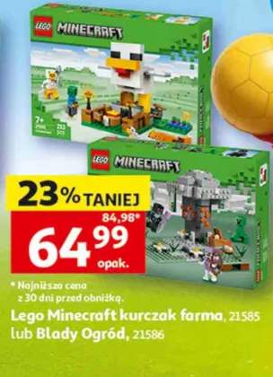 Lego Minecraft kurczak farma 21585