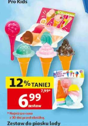Zestaw do piasku lody
