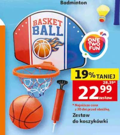 Zestaw do koszykówki ONE TWO FUN