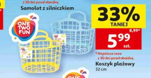 Koszyk plażowy ONE TWO FUN 32cm