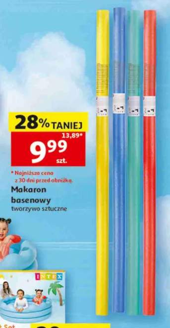 Makaron basenowy tworzywo sztuczne