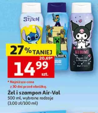 Żel i szampon Air-Val Stitch