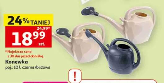 Konewka czarna 10l
