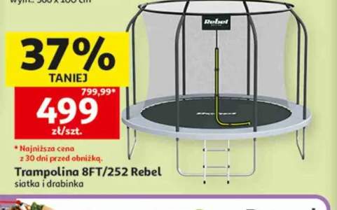 Trampolina 8FT/252 Rebel siatka i drabinka