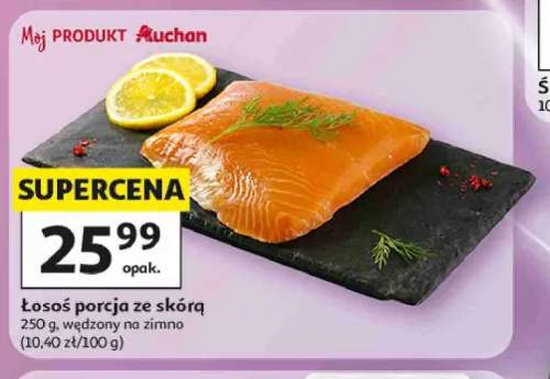 Łosoś porcja ze skórą