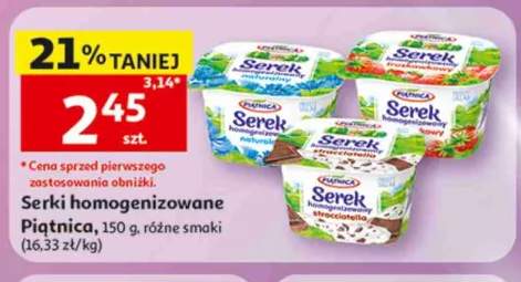 Serek homogenizowany naturalny Piątnica