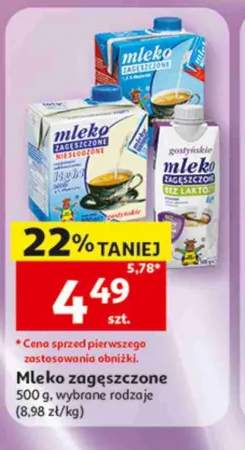 Mleko zagęszczone niesłodzone Gostyńskie