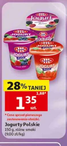 Jogurt Polski truskawka Mlekovita