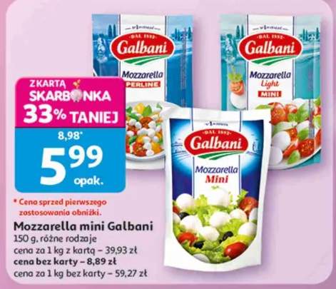 Mozzarella mini Galbani Perline