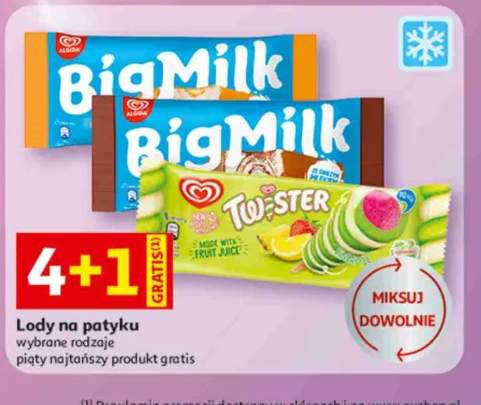 Lody na patyku Big Milk Algida