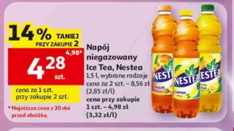 Napój niegazowany Ice Tea Nestea Peach