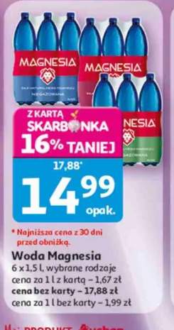 Woda Magnesia 6-pak 1,5l