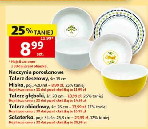 Talerz głęboki porcelanowy śr. 20cm