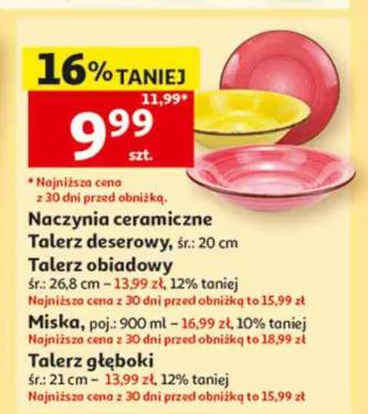 Talerz deserowy ceramiczny śr. 20cm