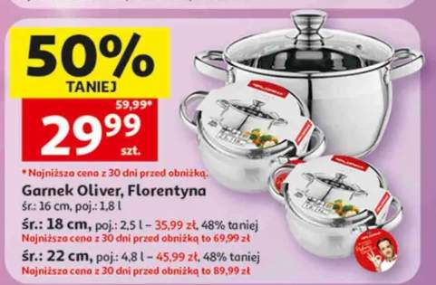 Garnek Oliver Florentyna śr. 16cm poj. 1,8l