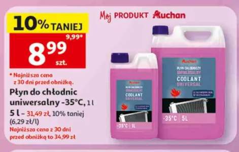 Płyn do chłodnic uniwersalny -35°C Auchan 1l