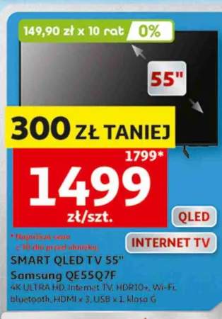 SMART QLED TV 55" Samsung QE55Q7F
