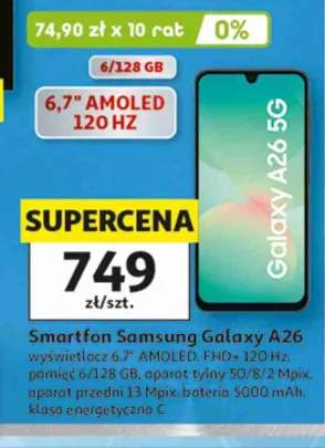 Smartfon Samsung Galaxy A26 6/128 GB