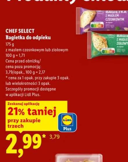bagietka z masłem czosnkowym