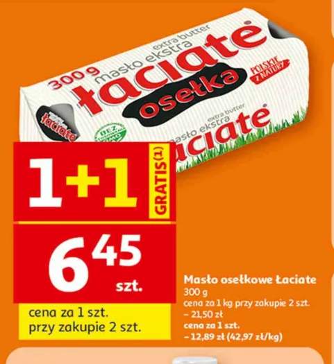 Masło osełkowe Łaciate