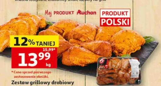 Zestaw grillowy drobiowy Auchan