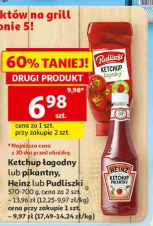 Ketchup Pudliszki lub Heinz