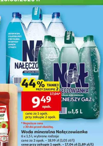 Woda mineralna Nałęczowianka 6-pak 1,5l