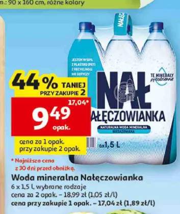 Woda mineralna Nałęczowianka 6-pak 1,5l