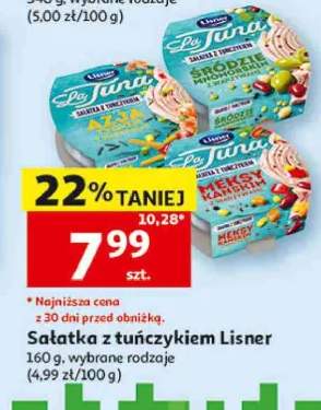 Sałatka z tuńczykiem La Tuna Azja Lisner