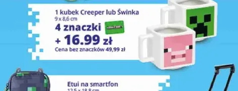 Kubek Minecraft Creeper 9x8,6cm