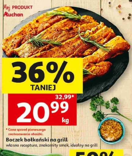 Boczek bałkański na grill