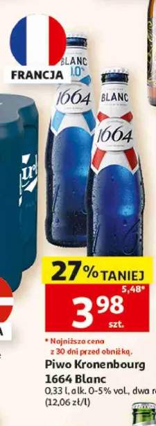 Piwo Kronenbourg 1664 Blanc 330ml