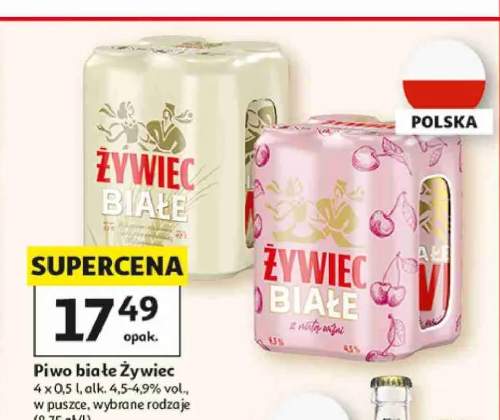 Piwo białe Żywiec 4-pak 500ml