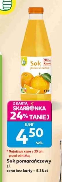 Sok pomarańczowy Auchan