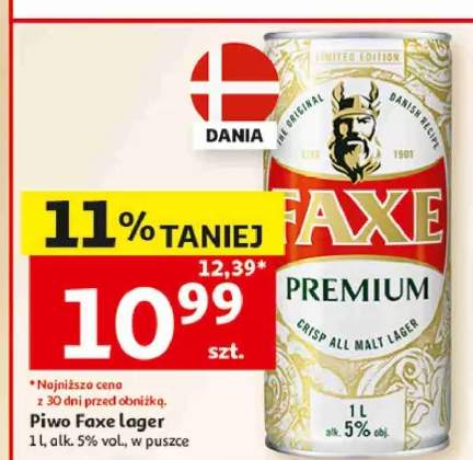 Piwo Faxe Premium Lager