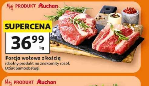 Porcja wołowa z kością Auchan