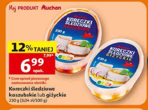 Koreczki śledziowe kaszubskie Auchan