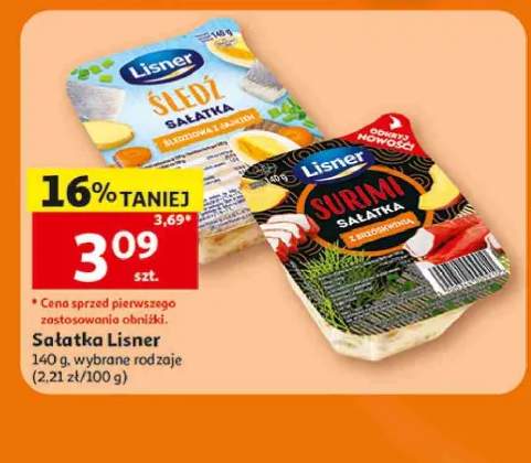 Sałatka śledziowa z jajkiem Lisner