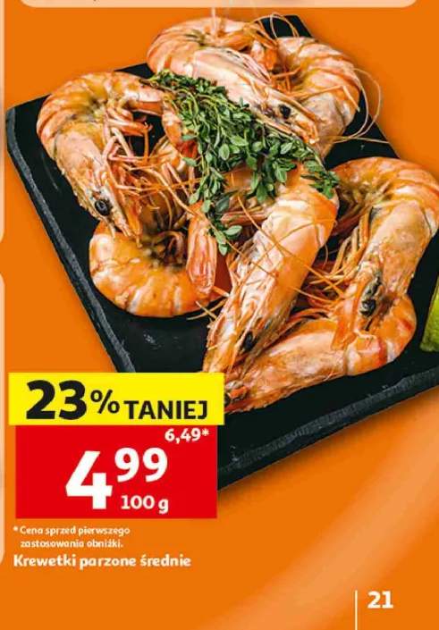Krewetki parzone średnie