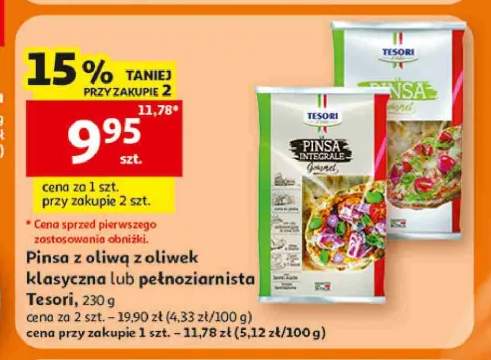 Pinsa z oliwą z oliwek klasyczna Tesori