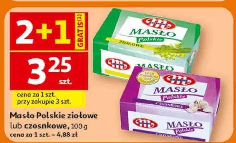 Masło Polskie czosnkowe Mlekovita