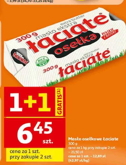 Masło osetkowe Łaciate
